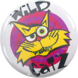 wild catz button pink